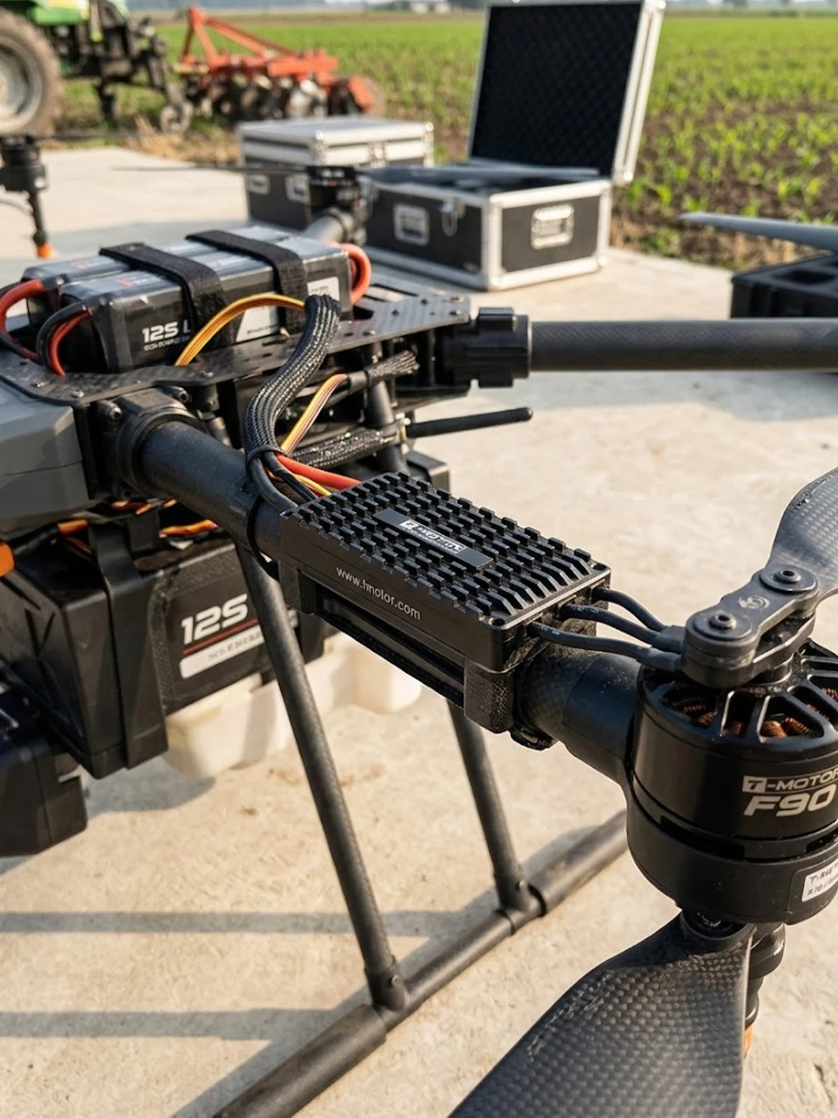 

T-MOTOR FLAME 80A 12S V2.0 ESC Waterproof Brushless Speed Controller for Agricultural Spraying Drone JMRRC EFT E616P Frame