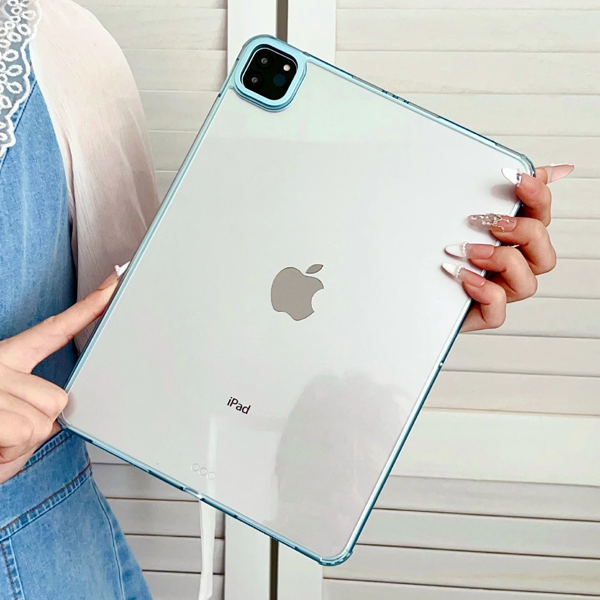 حافظة شفافة لجهاز iPad Air 4 5 Pro 2024 M4 2025 A16 10.2 10.9 11 12.9 13 MINI 6 7 8 9 10th 11th الجيل