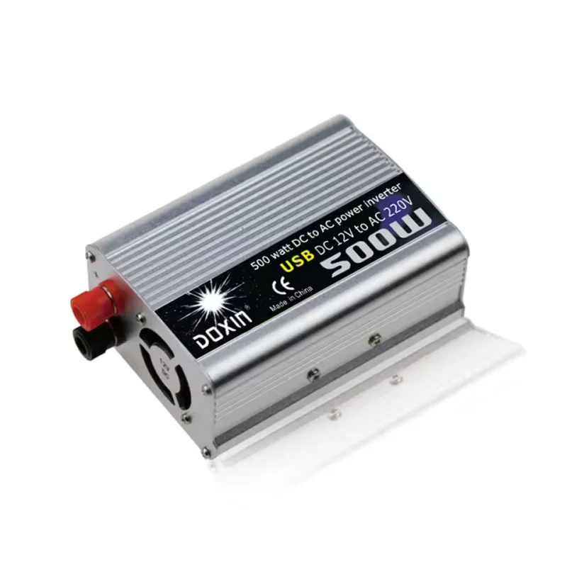 

500 W Car Inverter DC 12v to AC 220v 50Hz Auto Inverter 12 220 USB Plug Power Converter Inverter Peak Power 800W Powerful Power