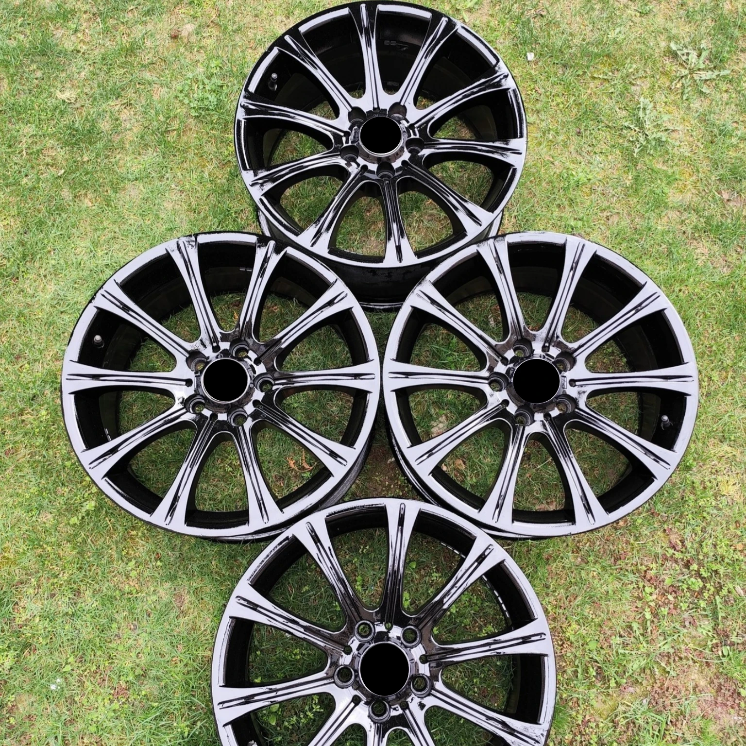 نمط 166 عجلات مزورة 5X120 18 19 20 بوصة جنوط سبائك الكروم المخصصة لسيارات BMW F30 F35 F32 F36 M5 M6 E60 325i 545i 550i