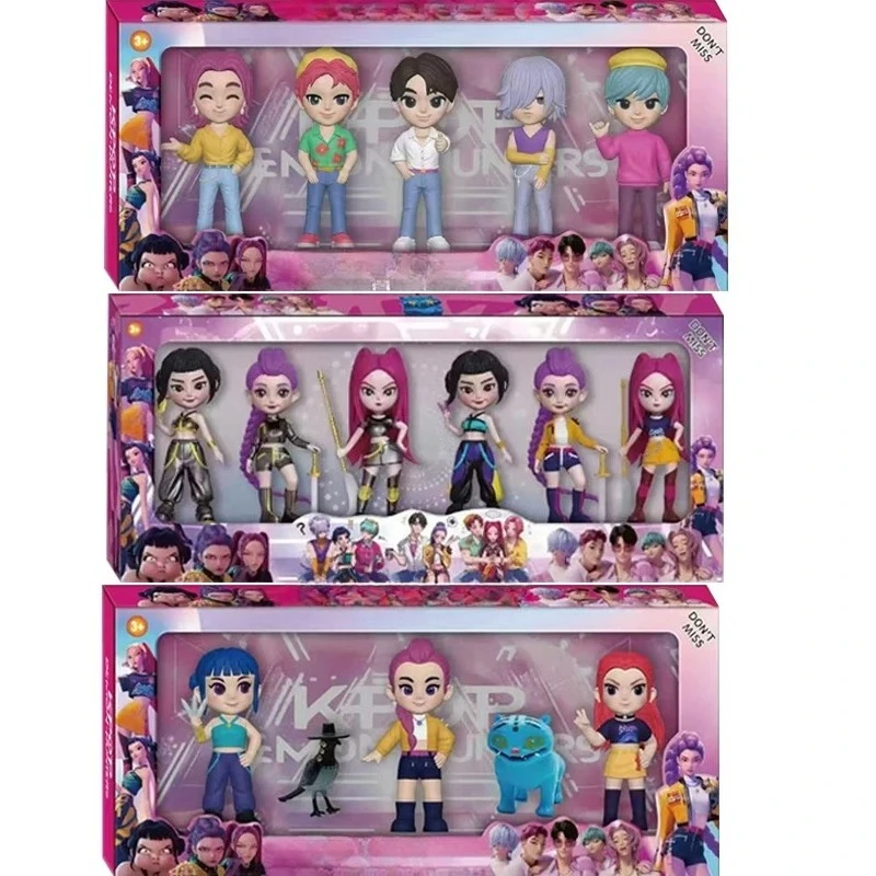 2026NEW مجموعة شخصيات كلورايد البولي فينيل أنيمي حلي سطح المكتب هدية السنة الجديدة للأطفال