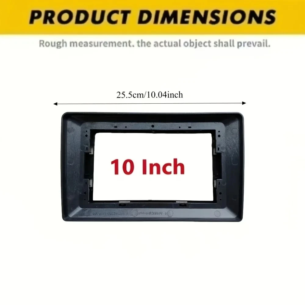 9/10 Zoll 2Din Autoradio-Einbaurahmen für VW Volkswagen Skoda Seat Universelles Auto-Stereo Armaturenbrett-Blende Verkleidung Frontplatte – Detail 2