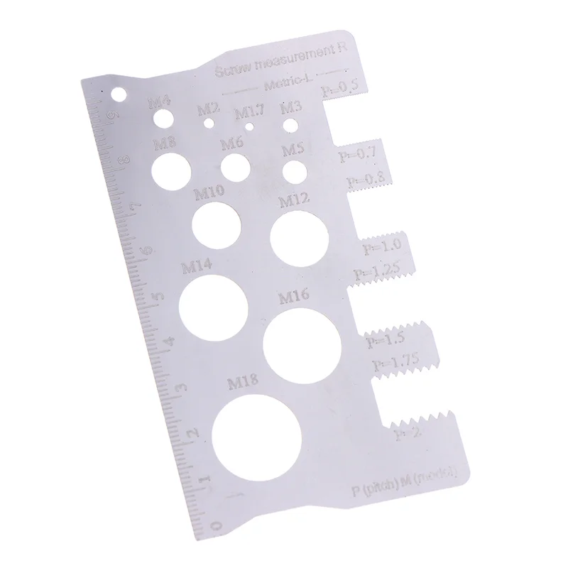 High Accuracy Stainless Steel For Screw Measuring Gauge Tool Bit Bolt Nut Screw Craft Thread Pitch Gauge Measurement Ruler