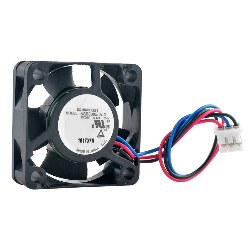 

ASB0305LA-D 3cm 30mm fan 30x30x10mm DC5V 0.17A 3-pin Micro cooling fan for motherboard power supply