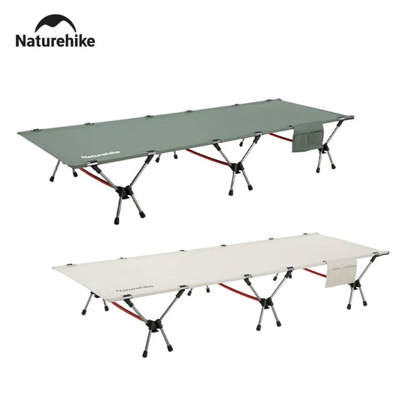 Cama de Camping Naturehike 2026, Altura Ajustable, Soporta 150 kg, Cama Plegable Portátil para Dormir al Aire Libre, Fácil de Montar