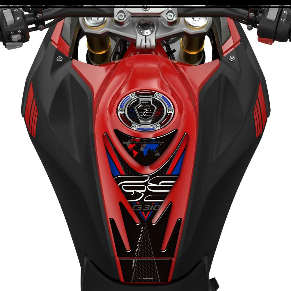 For BMW G 310 GS G310GS G310 2017-2022 2023 2024 2025 Adventure ADV Bike Tank Pad Gas Fuel Oil Knee Stickers Decals Protection