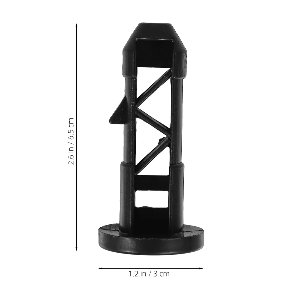10Pcs 240L Wheelie Bin Lid Hinge Pins Plastic Garbage Can Lid Connecting Pins Outdoor Trash Can Replacement Parts