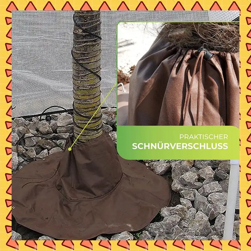 

A008 Winter Palm Tree Root Protector, Brown, Winter Constant Temperature Protection Bag Landscape Tree Root Thermal Cover Easy T