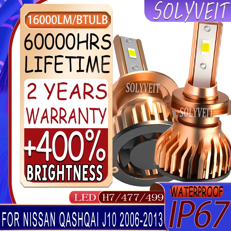 

Enhanced Illumination Shockproof Reliable LED H7 Low Beam Lights For Nissan Qashqai J10 2006 2007 2008 2009 2010 2011 2012 2013