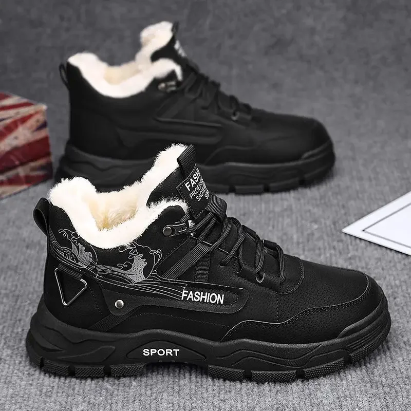 Platform Man Shoes Lace Up Rubber Classic Y2k Size 44 Trendy 2025 Boots for Men Hot Selling Retro 45 Vintage Offer Low Price New image 3