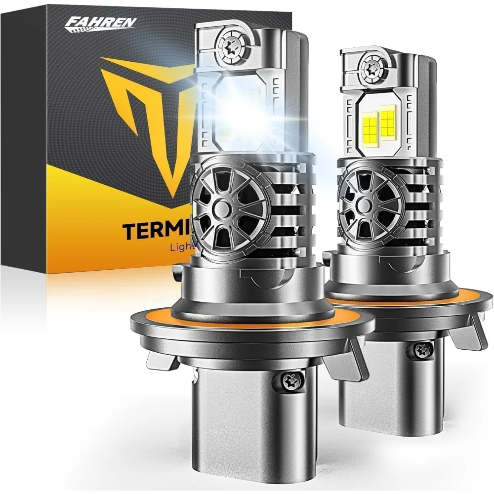 

Модернизированные лампы H13 9008, 60000LM, супер яркие, 6500K, холодные белые противотуманные фары Plug and Play