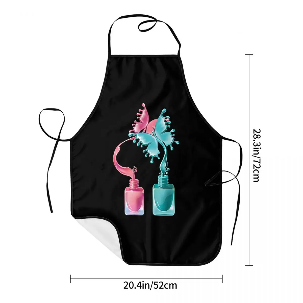 Manicurist Manicure Nail Cosmetics Bib Apron Adult Men Tablier Cuisine for Kitchen Cooking Nail Polish Cuisine for Painting