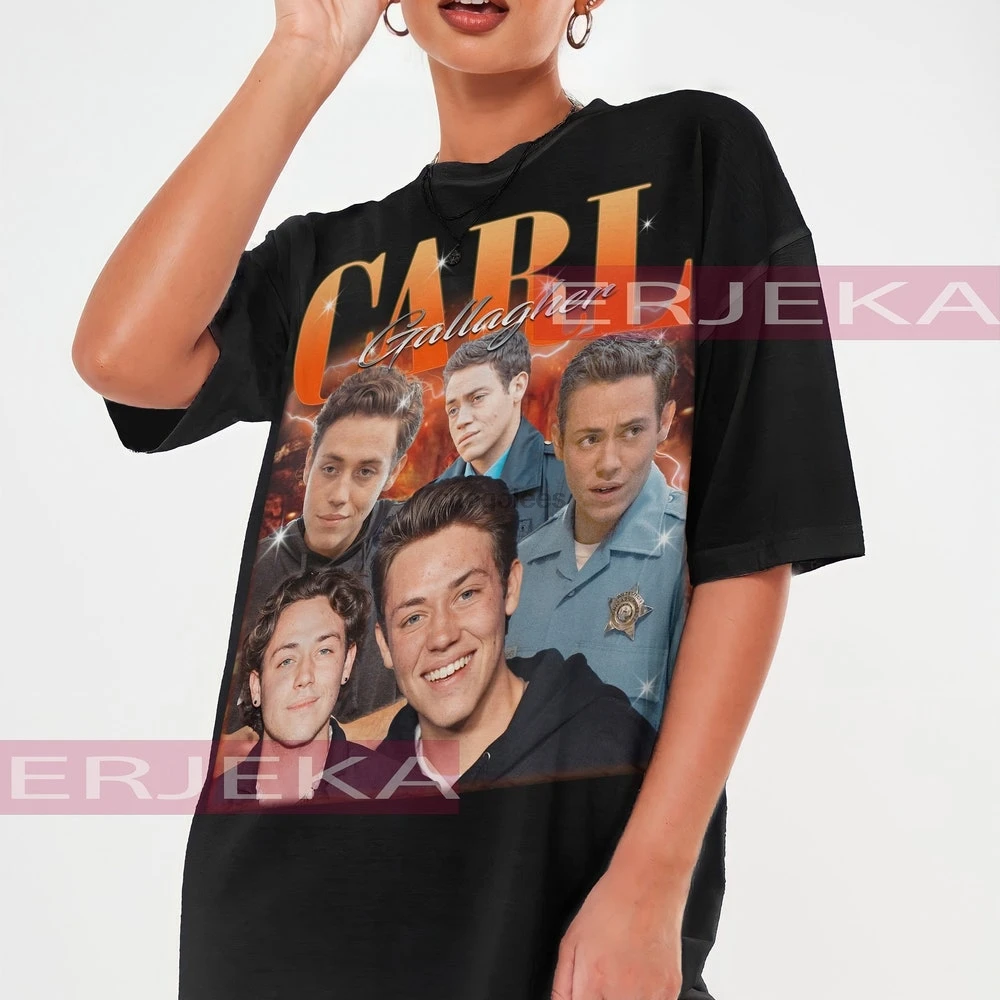 CLASSICS Carl Gallagher Unisex Shirt  Ethan Cutkosky Fiona Ian Frank Lip Liam Gallagher T-Shirt Vintage T Shirt Retro Tee Men Wo