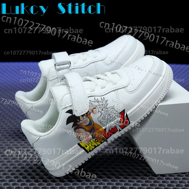 Hot Selling Dragon Ball Printing Shoes 7-18 Year Old Boys Girls Fashion Soft Sports Shoes Goku Graffiti Kids Shoes Size 28-40 view 4