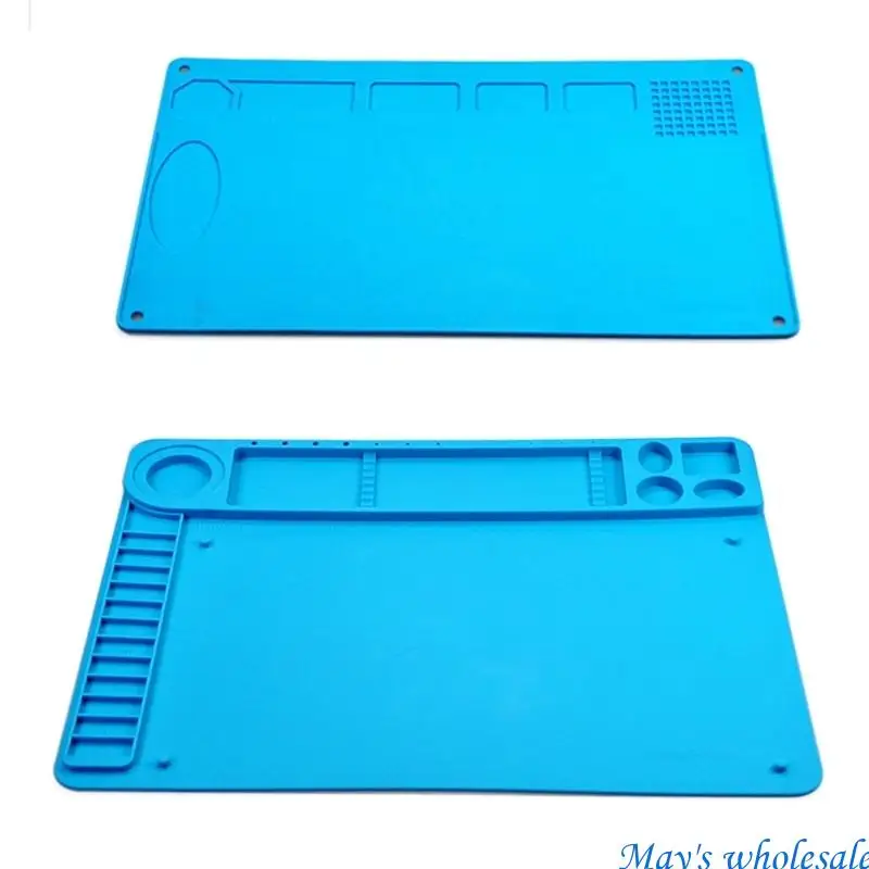 Insulation Silicone Pad, NonSlip Silicone Soldering Mat Simplers and More Convenient for Electronic Product 448A