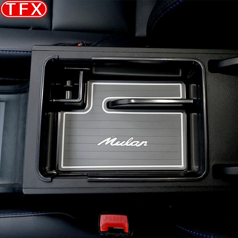 For MG4 2023 MG MULAN EV Car Styling Center Console Organizer Storage Interior Armrest Storage Box Auto Accessories