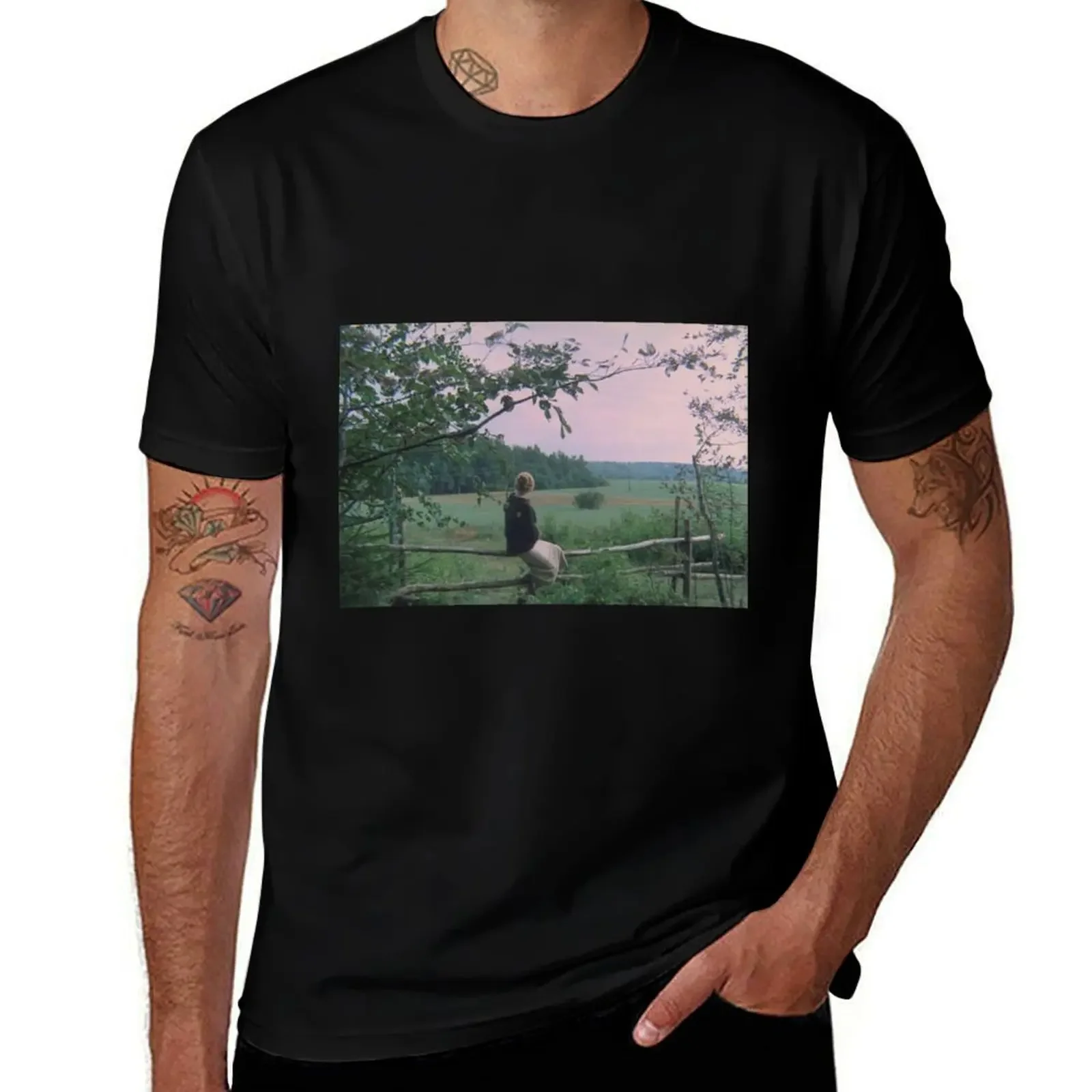 

Tarkovsky T-Shirt oversizeds graphic tee shirt blacks men t shirt