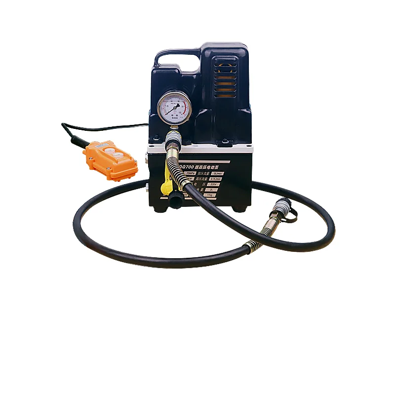 Portable electric hydraulic pump with high-pressure piston structure, 1.2 horsepower, 70 MPa, suitable for hydraulic tools