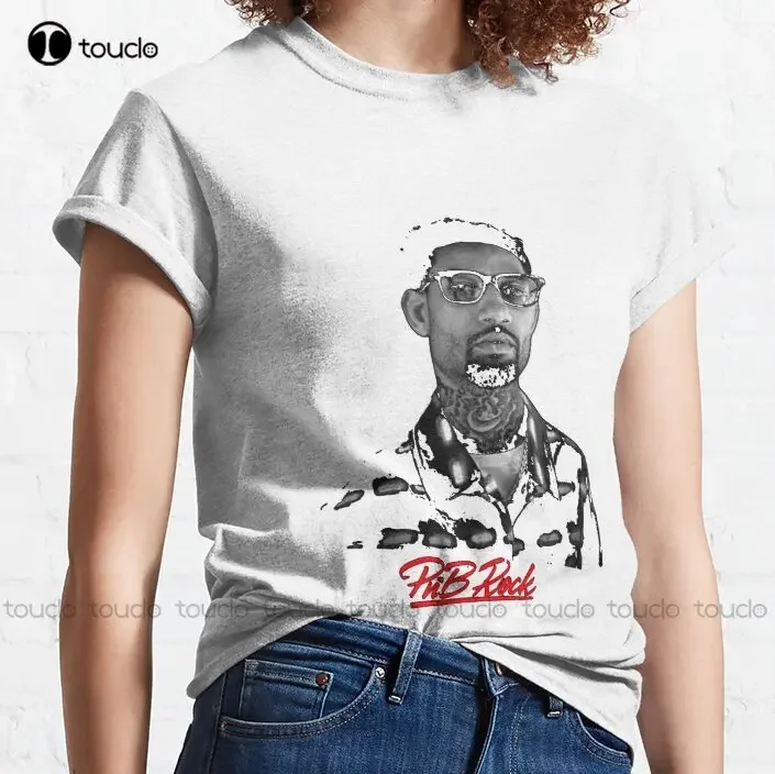 Pnb Rock Rip 1991 2022 T-Shirt Large Size Tshirt Custom Aldult Teen Unisex Digital Printing Tee Shirts Commemorative Tee Shirt