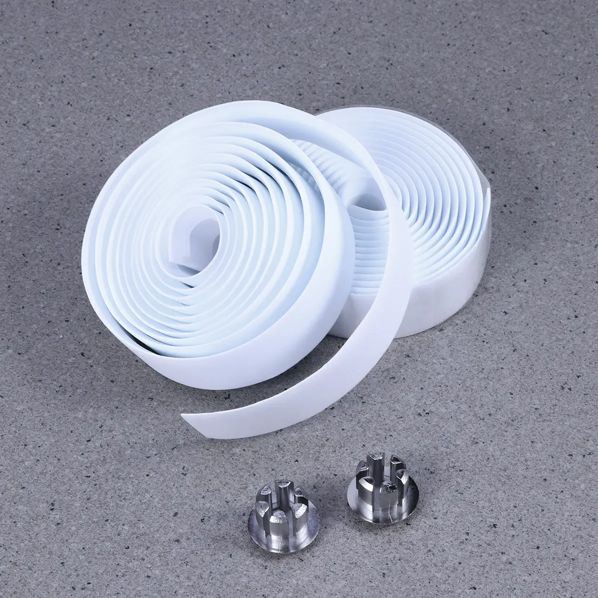 1Pair Road Bike Handlebar Tape Wrap Lightweight Cork Non-Slip Belt Cushion Grip Strips Easy Install Bar Plugs Handlebar Tape