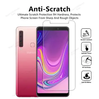4PCS Ochranné tvrzené sklo pro Samsung Galaxy A9 A8 A6 Plus 2018 A7 2018 A750 pro Samsung J6 J4 Plus 2018 Příslušenství 10 nejlepší prodej panel J4 - №4