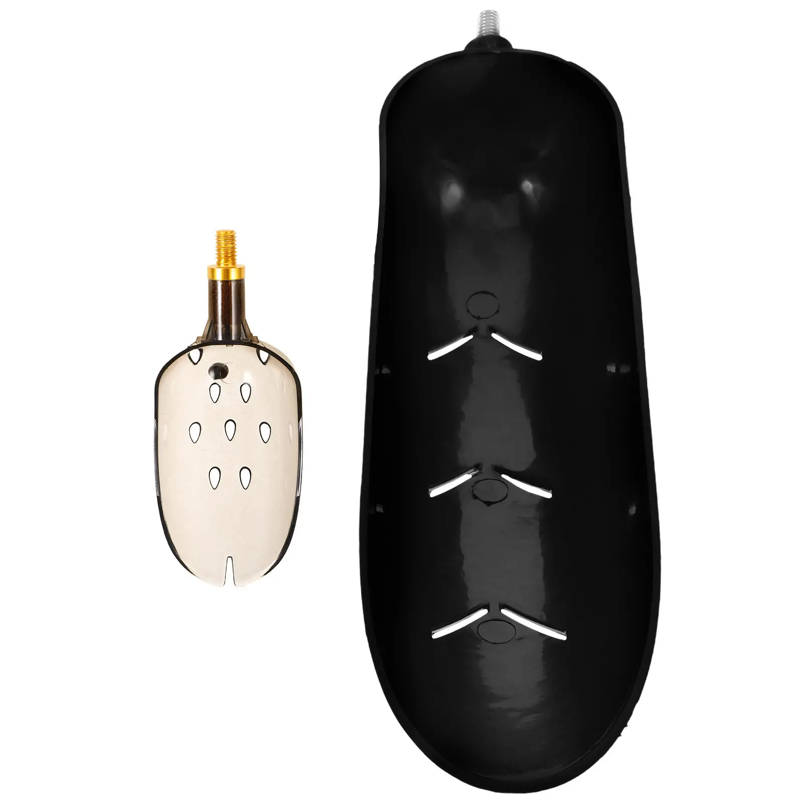 

2Pcs Replaceable Bait Thrower Lightweight Design Grey Threeinone Spoon Easy Handling Fishing Tackle Supply