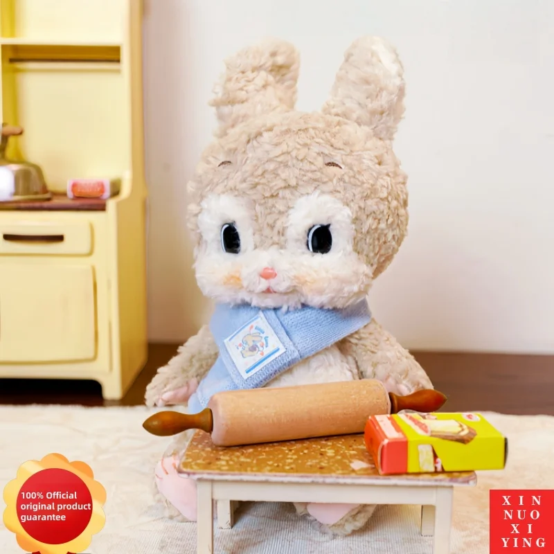 

Натуральные плюшевые игрушки Bobonuts Little Luna, успокаивающие мягкие куклы-кролики для младенцев и мам, 19 см, мягкая ткань, подарок для детей