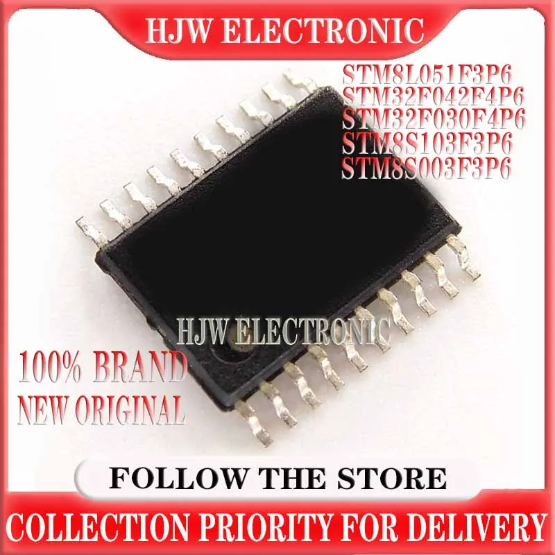 

STM8S003F3P6 STM8S103F3P6 STM8L051F3P6 STM32F030F4P6 STM32F042F4P6 NEW Original Genuine TSSOP-20