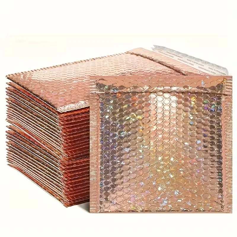 

Голографические пузырчатые конверты, водонепроницаемые, с мягкой подкладкой, для защиты при доставке, утолщенные, 30 шт.