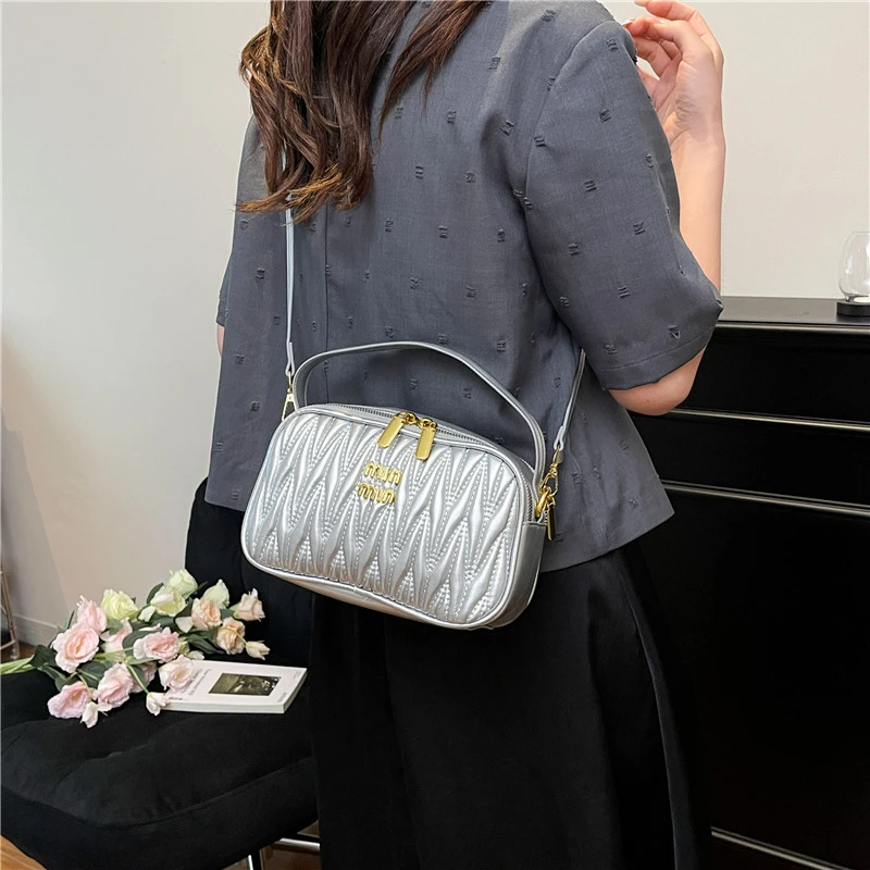 

Genuine Leather Crossbody Bag For Elegant Ladies, Fashionable Shoulder Bag With Adjustable Strap, Luxury Handbags