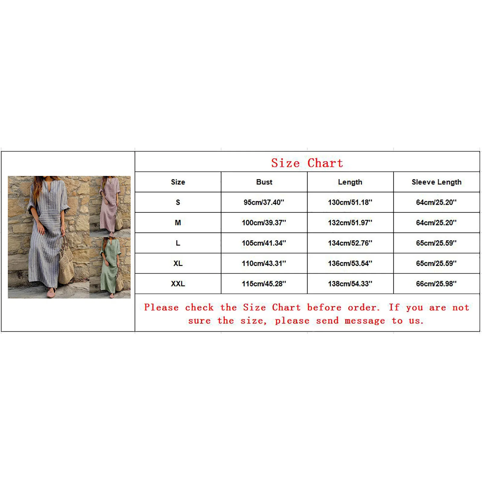 Womens Cotton Linen Dress Plus Size Loose Long Sleeve Summer Striped Wear Women Oversize Long Maxi Boho Dresses Vestidos 2024