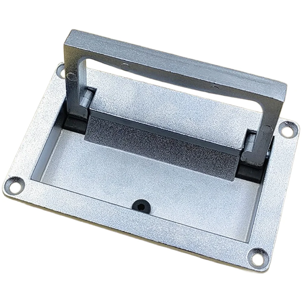Toolbox Handle Zinc Alloy Folding Rectangular Recessed for Surface Mount Cabinet and Door Applications 110x69mm 93x58mm