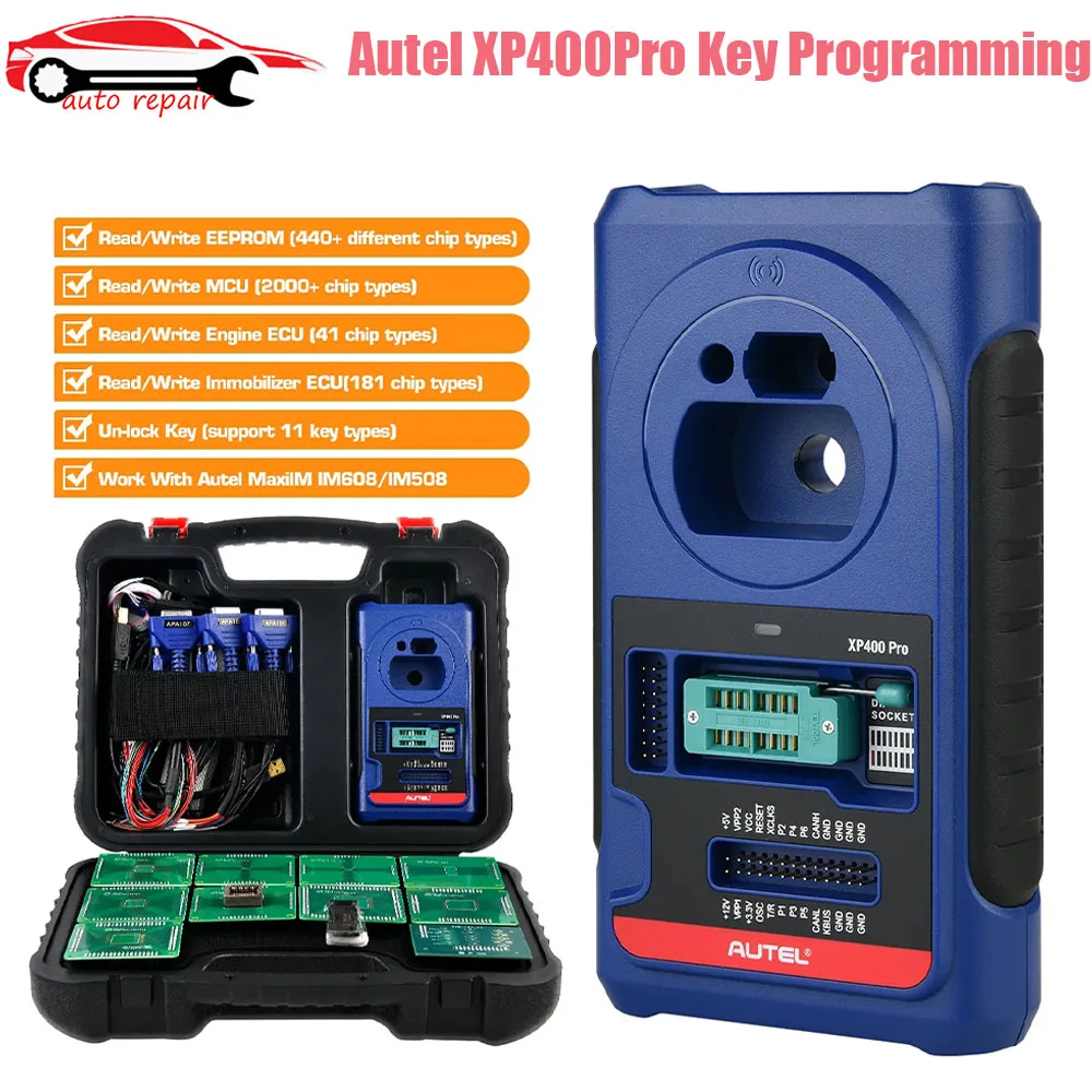 Autel XP400Pro Key & Chip programmer Adapter Diagnostic Tool Supports Data Read/Write Work With MaxiIM IM608 / IM508 / IM608 Pro