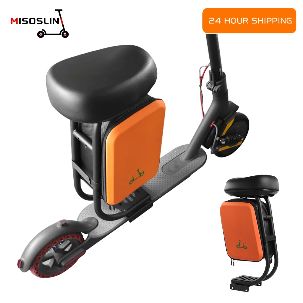 Scooter Seat Comfortable Shock Absorb Saddle For Xiaomi M365 Pro 1s Electric Scooter Upgrade Multifunctional Seat With Bag