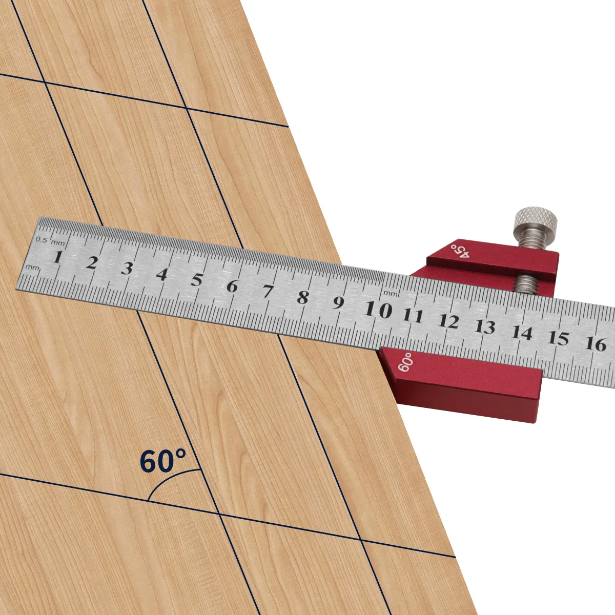 Einstellbare Stahl lineal Position ier block kombination Vierkant winkel Markierung lehre Linien schreiber Lineal Festes Positions messwerk zeug – Detail 14