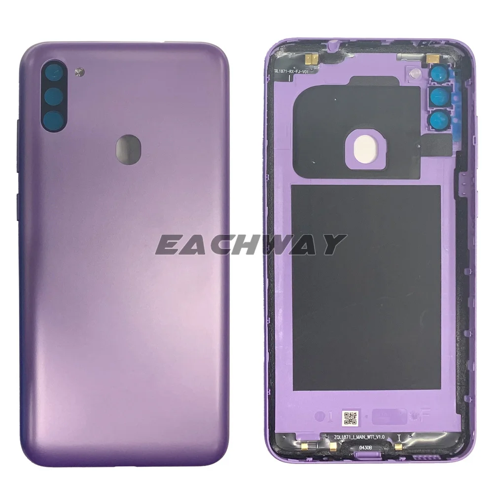 For Samsung Galaxy M11 M115 Battery Cover Door Rear Glass Housing Case Replacement For SAMSUNG M11 SM-M115F/DSN Battery Cover