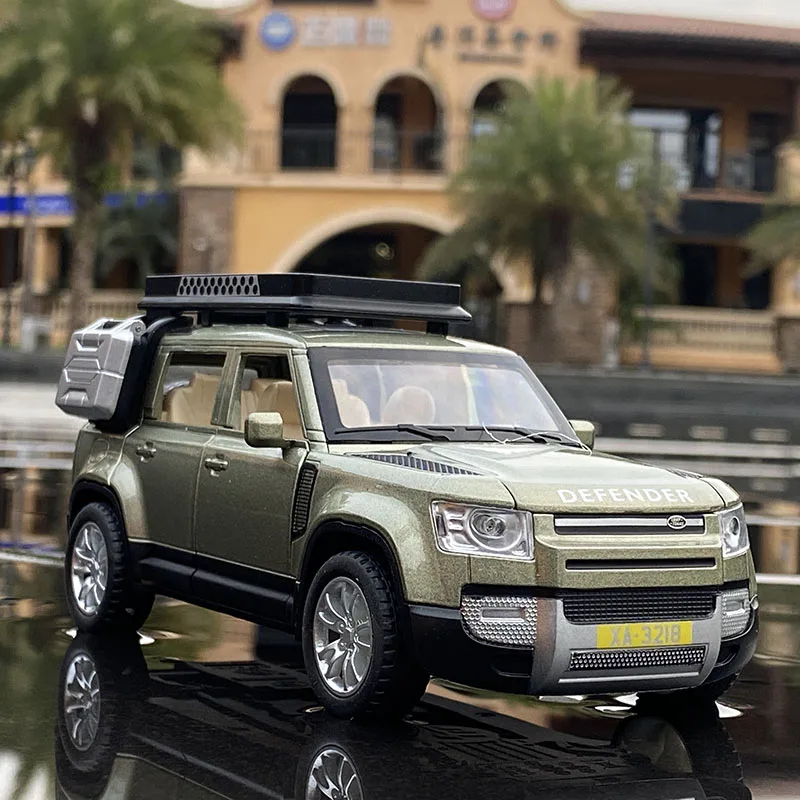 1:32 Land Rover Defender SUV Alloy Car Model Diecast & Toy Off-road Vehicle Metal Car Model High Simulation Collection Gift