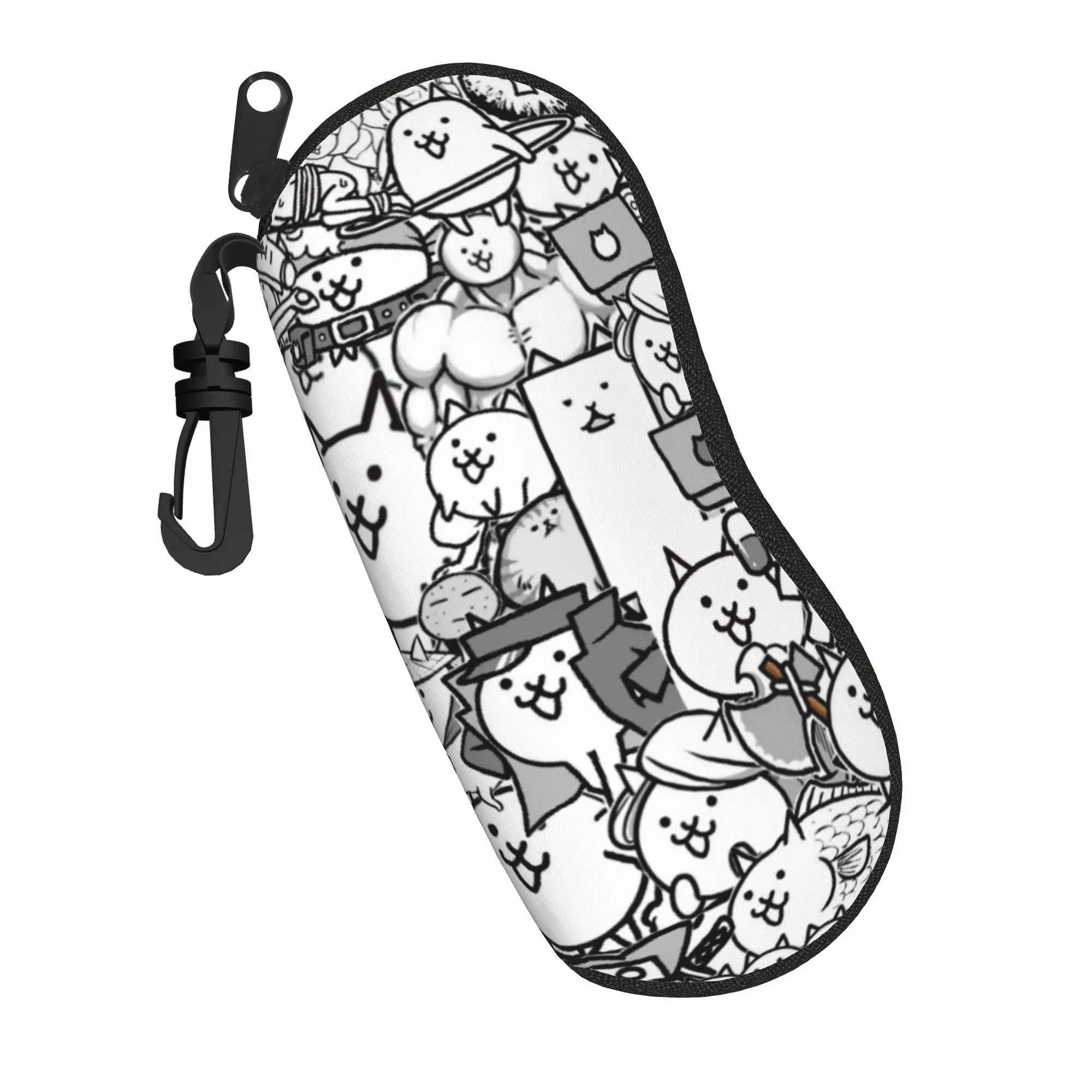 Battle Cats Rangers Glasses Case Men Women Anti-Fall Accessories  Eyewear Storage Box Print Glasses Box