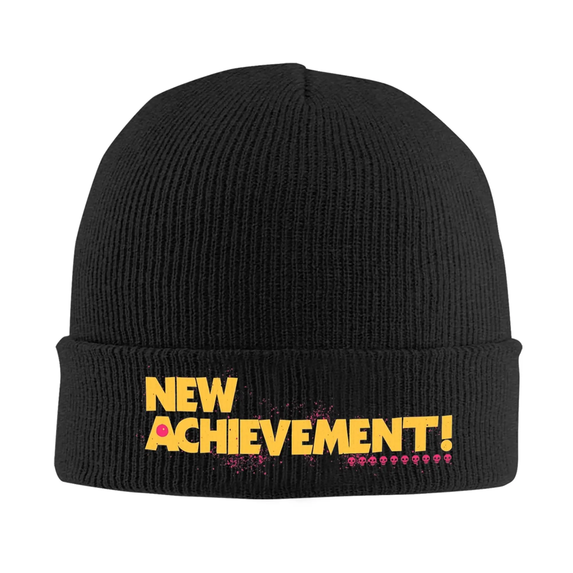 New Achievement Dungeon Crawler Carl Knitted Caps Women's Men's Beanies Winter Hats Acrylic  Casual Melon Cap
