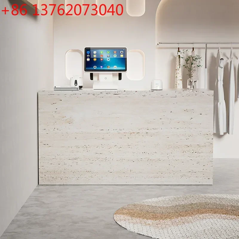 

Italian Style Clothing Store Reception Desks High-end Modern Beauty Salon Reception Desks Designer Office Furniture Recepce