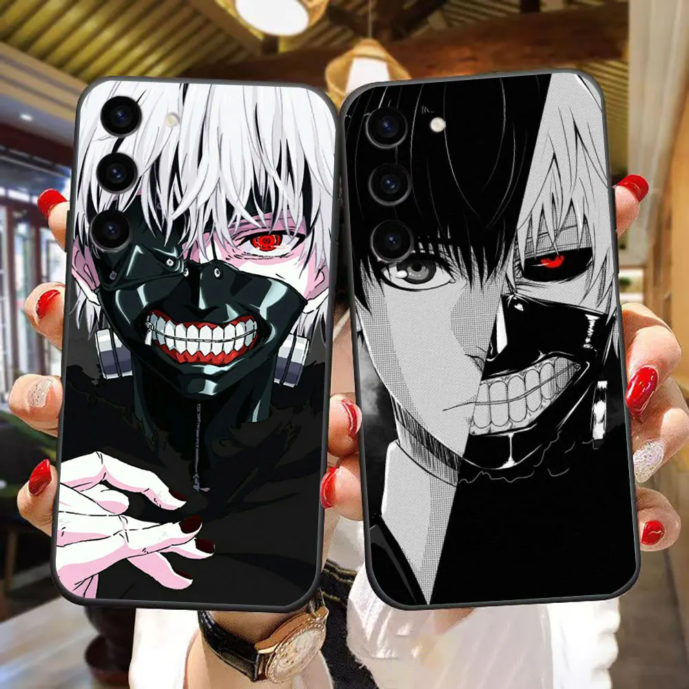

Tokyo Ghoul Ken Kaneki Cover Phone Case For Samsung Galaxy S25 S24 S23 S22 S21 S20 FE S10 S9 ULTRA PLUS LITE TPU Case Shell Capa