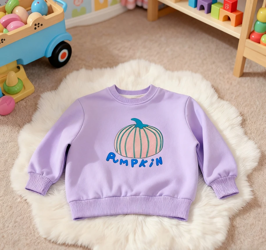 

Cute Autumn And Winter Children's Clothing Outdoor Street Fashion Warm Pullovers For Girls And Boys Warm Hoodies