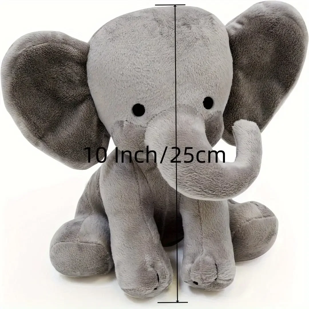 Peluche de Elefante de 9 Pulgadas (23 cm), el Mejor Regalo para Cumpleaños, Acción de Gracias, Año Nuevo y Navidad