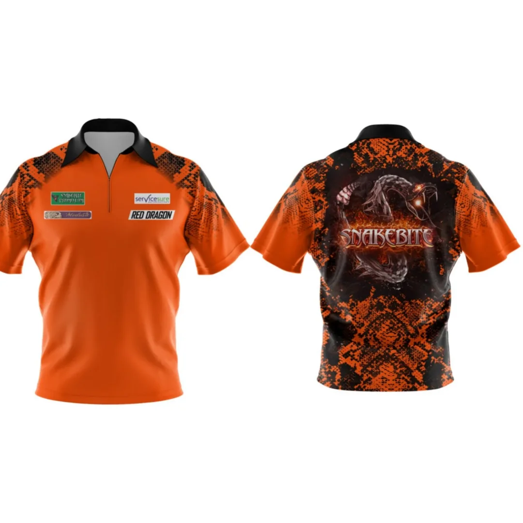 Réplica del polo naranja de Peter Wright, camiseta de polo Darts, camiseta deportiva de verano para hombre, ropa para niños, camiseta Y2k para mujer