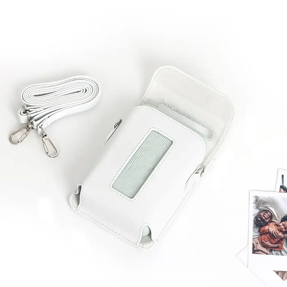 Camera Bag Case PU Leather Printer Carrying Case Retro Shockproof Storage Bag Dustproof Anti Drop For Fujifilm Instax Mini Link3