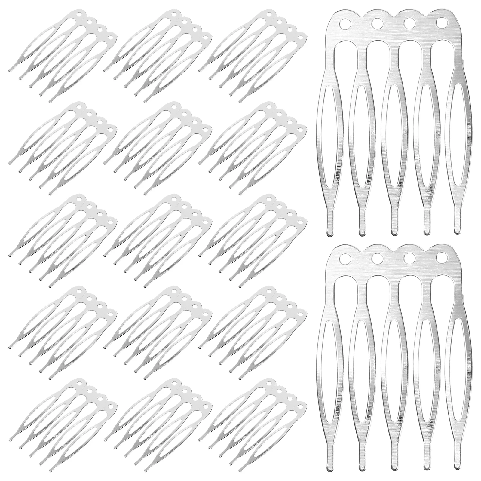 

50 Pcs Updo Hair Accessories Hair Combs Women Decorative Bridal Pieces Wedding Accessories French Clip Easy Durable