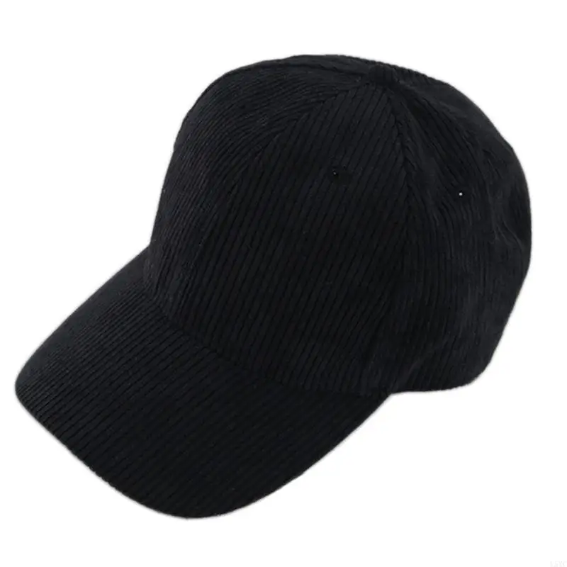 

L5YC Hats Casual Sport Baseball Cap Unisex Hip Hop Caps Warm-Keeping in Corduroy
