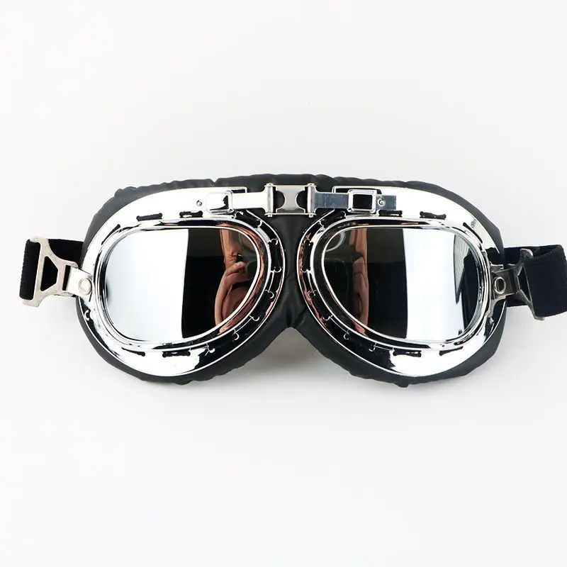 방풍 스키 고글, 교체 가능한 렌즈, 자외선 차단, 오토바이 헬멧 고글, 모래 방지, Harley용