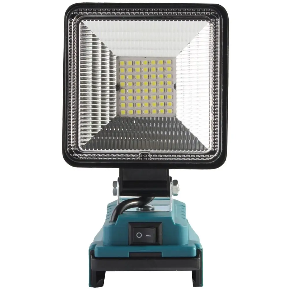 

4-Inch LED Work Light with USB Type-C Adjustable Outdoor Searchlight Durable High Brightness for Makita/Dewalt/Milwaukee/Bosch