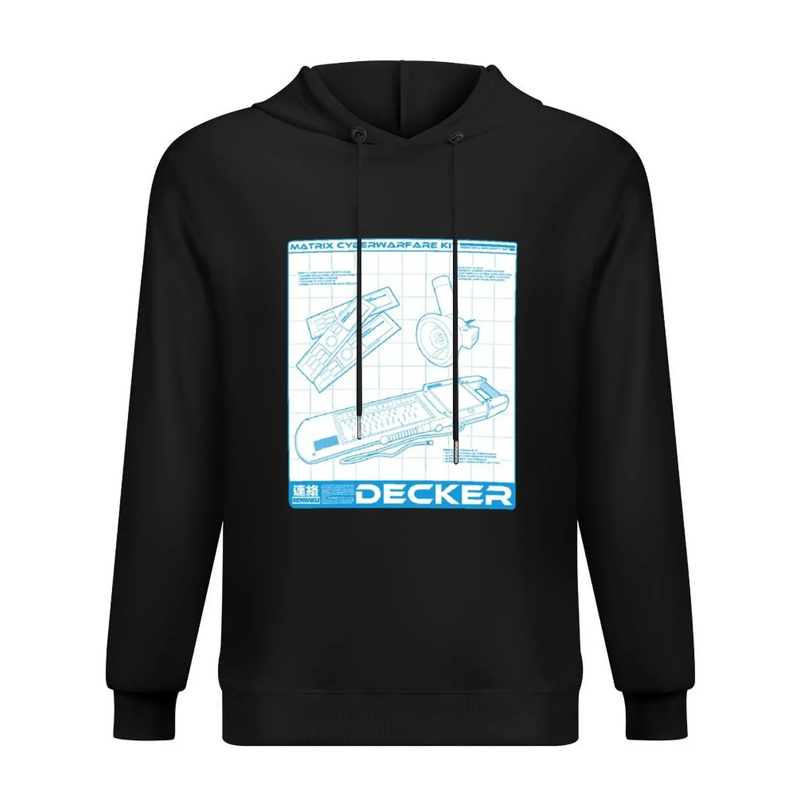 

Shadowrun - Decker Shirt (Version 1) Hoodie blouse men clothing fashion men men wear new hooded tee